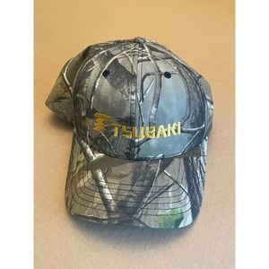 Tsubaki Industrial & Automotive Parts Company Camo Gold Embroider Ball Cap Hat